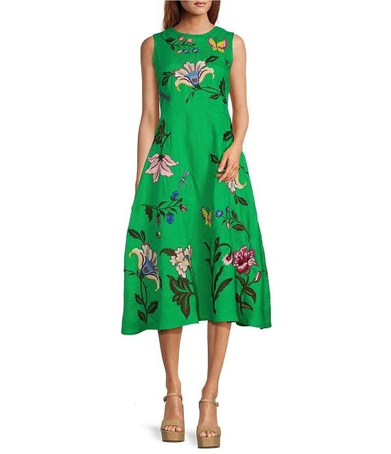 1. Floral A-Line Dress