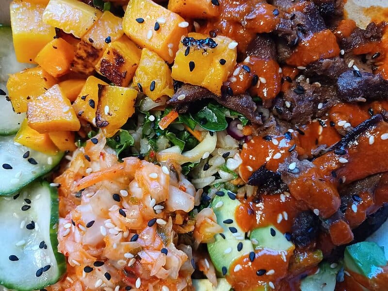 4. Spicy Kimchi Potato Salad