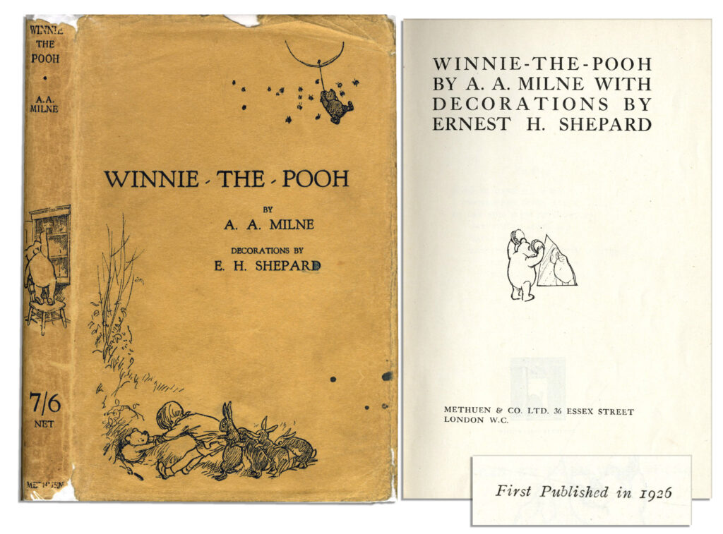 1926 First Edition Winnie The Pooh