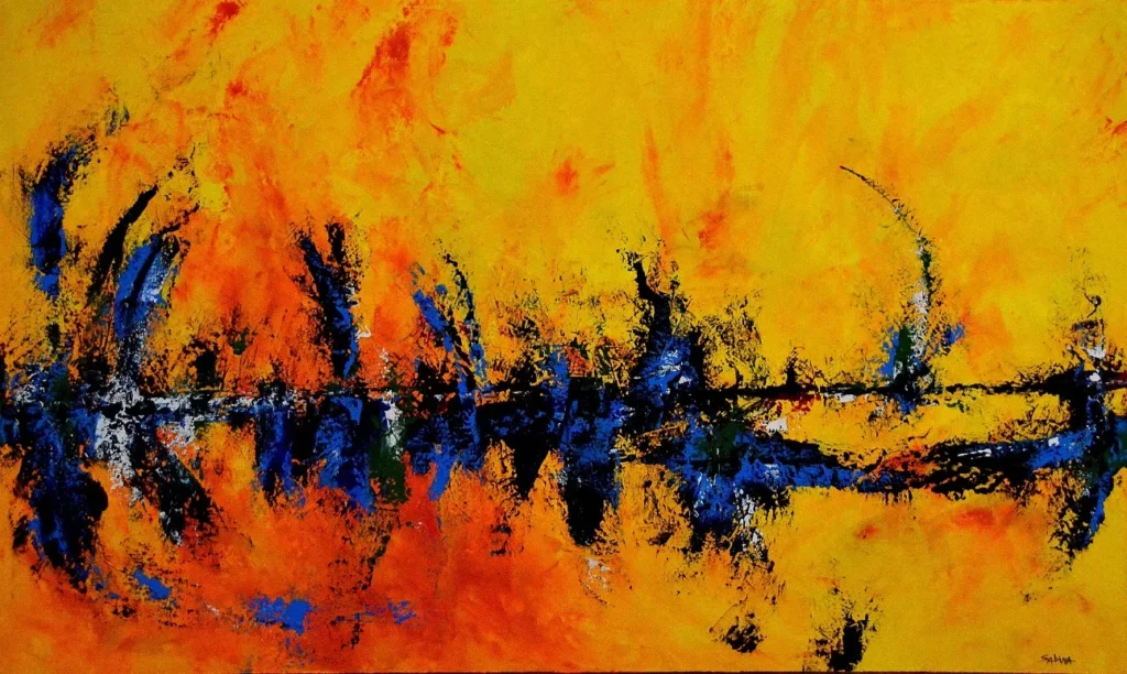Abstract Art Painting Sabina D Antonio Cafe Delight