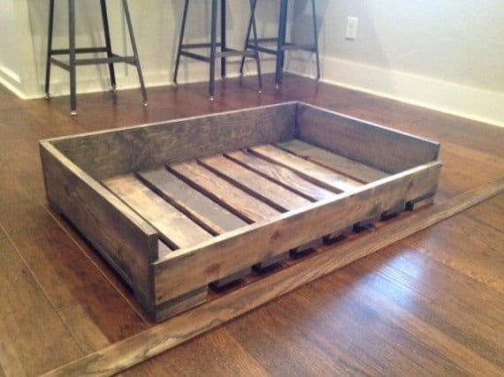 22. Rustic Dog Beds for a Natural Look