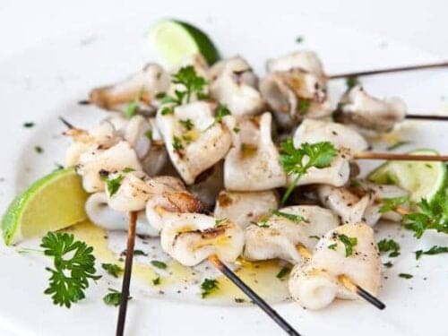 15. Grilled Calamari with Garlic and Paprika