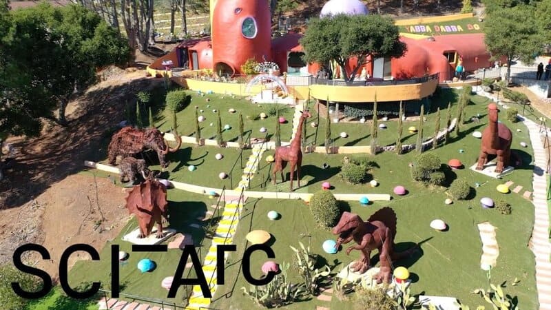 10. The Flintstone House, California