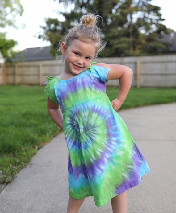 16. Tie-Dye Smock Dress