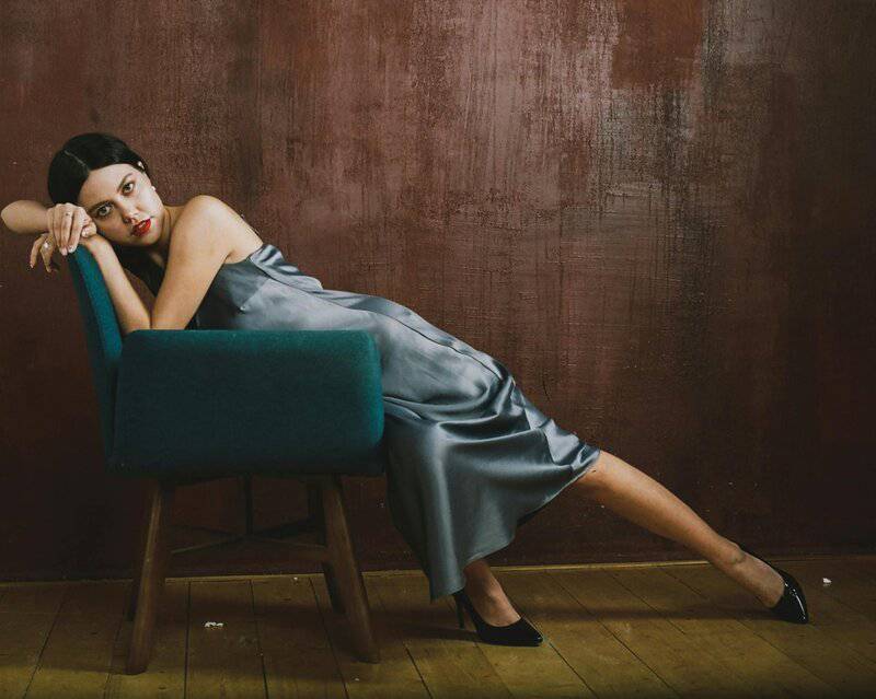 22. Satin Slip Dress