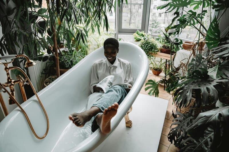 6. Bathroom Greenery