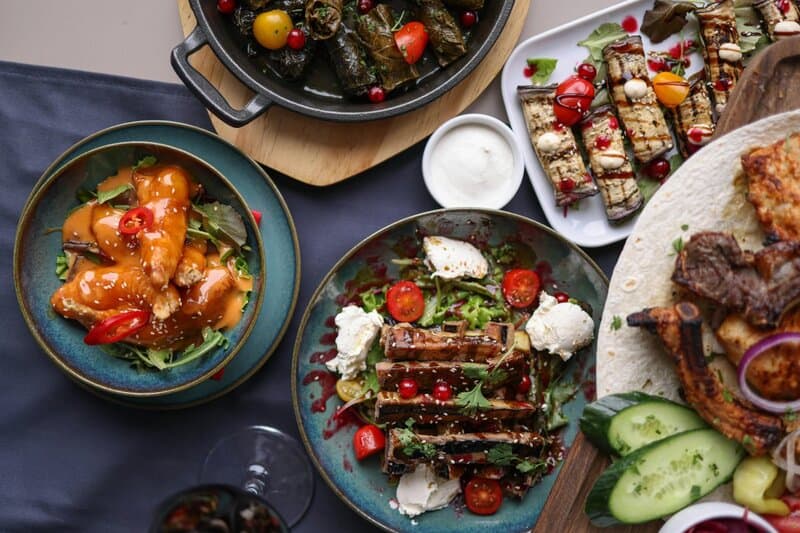 3. Grilled Eggplant with Feta and Mint