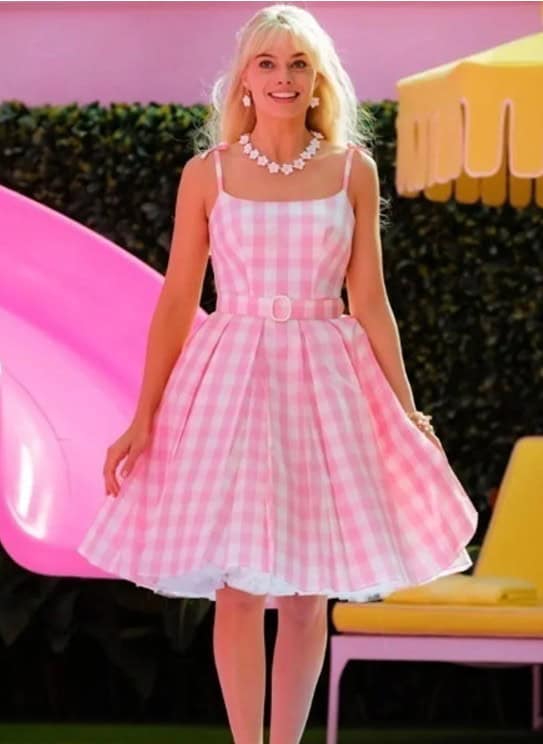 13. Gingham Print Dress