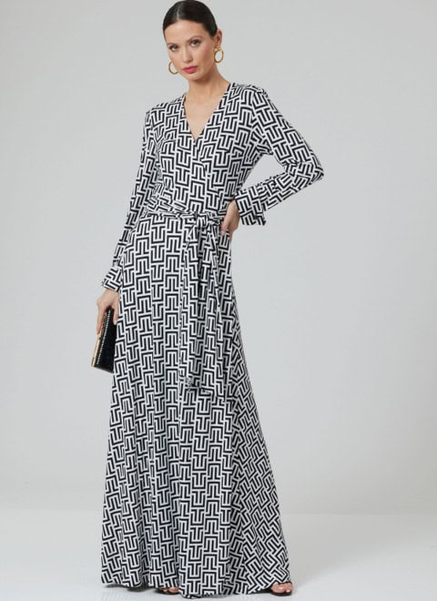3. Midi Wrap Dress