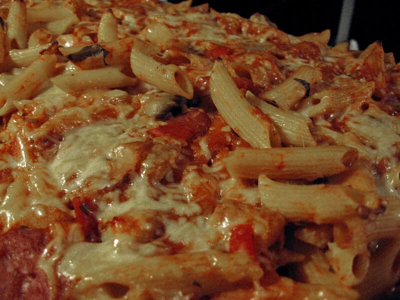 10. Baked Ziti with Turkey Sausage