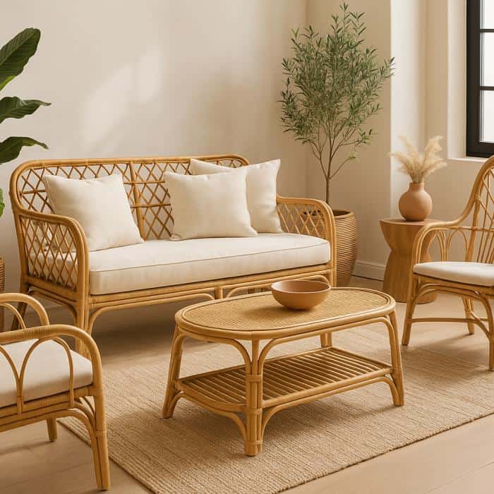 10. Rattan and Wicker Furniture