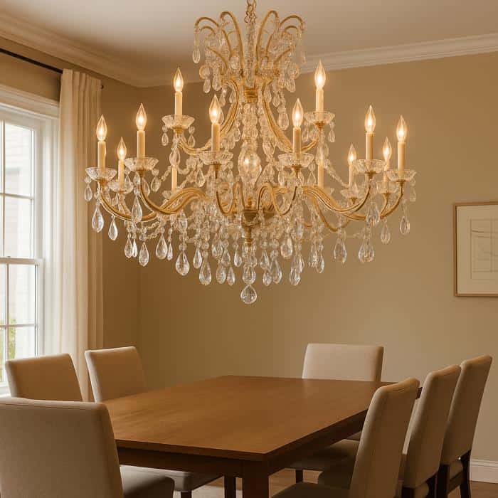 1. Overly Large Chandeliers