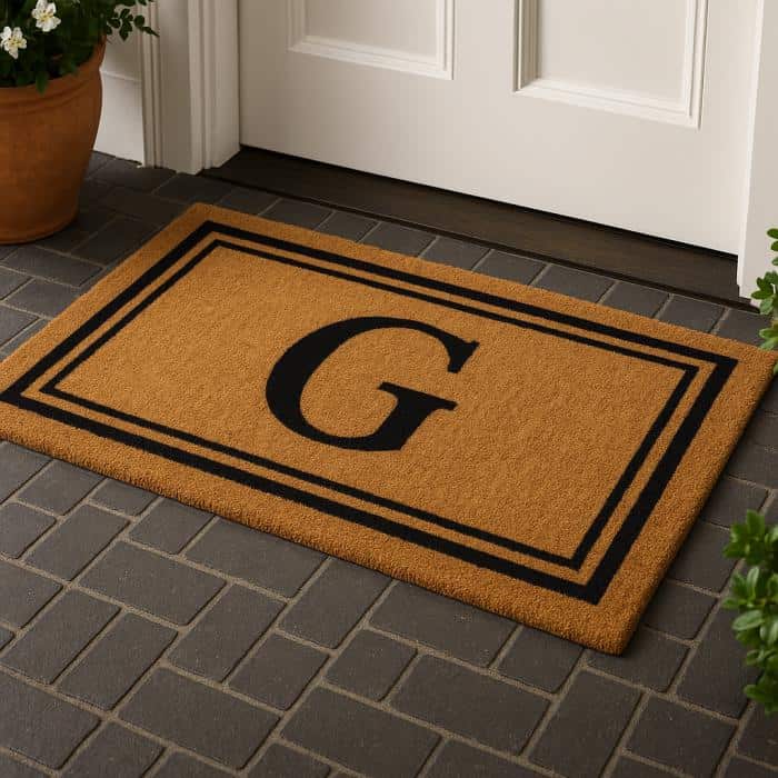 14. Personalized Doormat