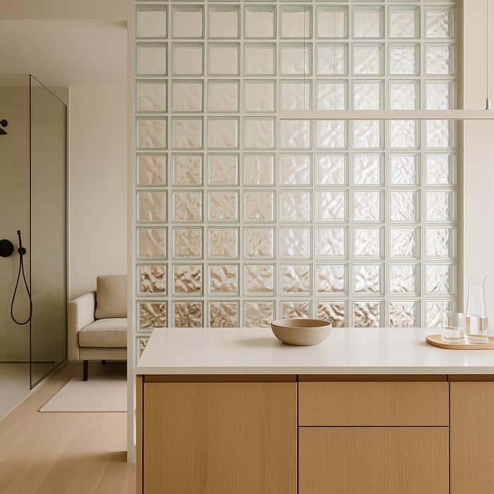 2. Glass Block Walls