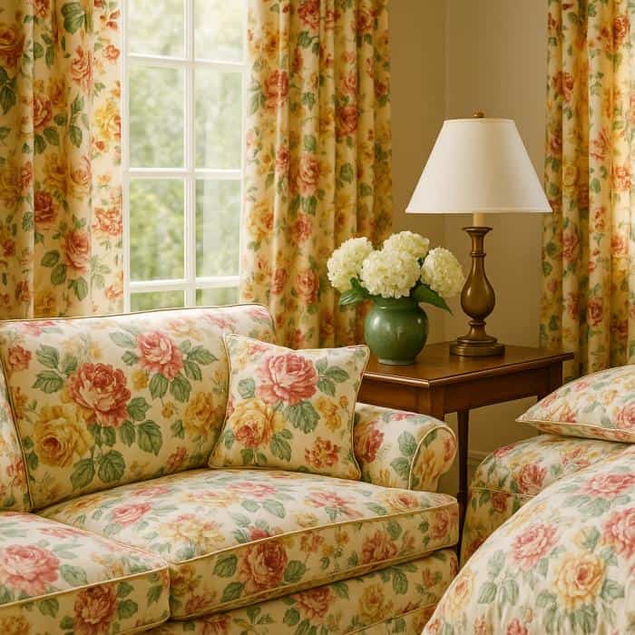 6. Floral Chintz Fabrics