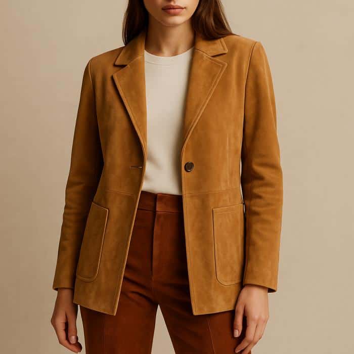 9. Suede Outerwear