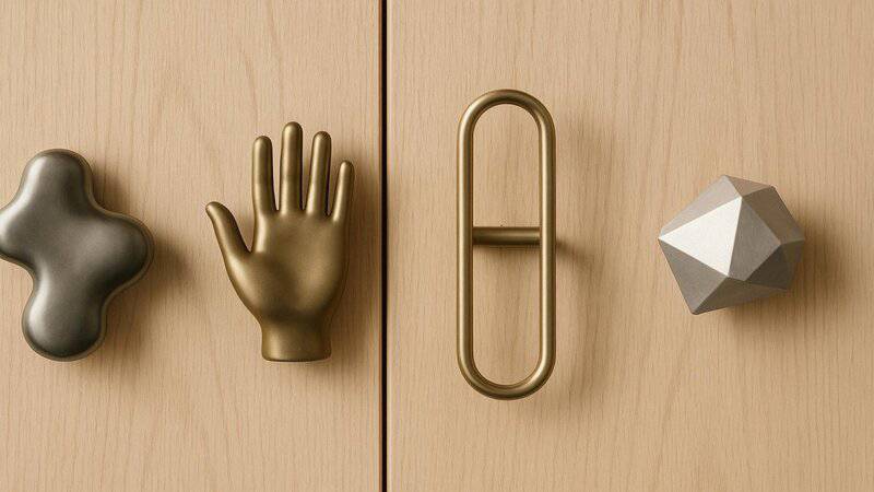 25. Abstract Door Handles