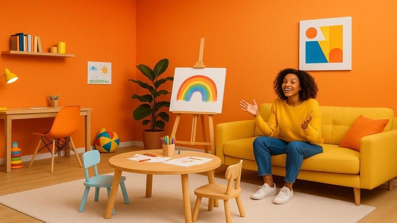 8. Orange: The Social Butterfly