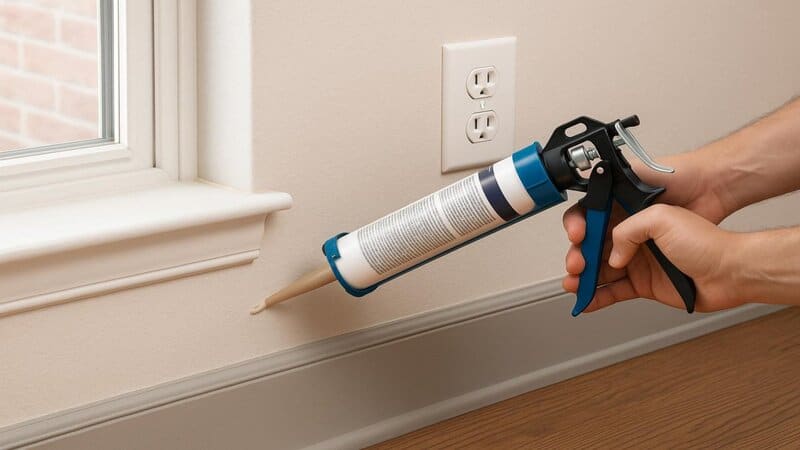 11. Use Acoustic Caulk