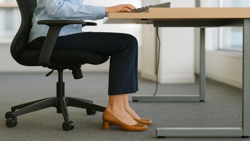 18. Keep Your Feet Flat on the Floor