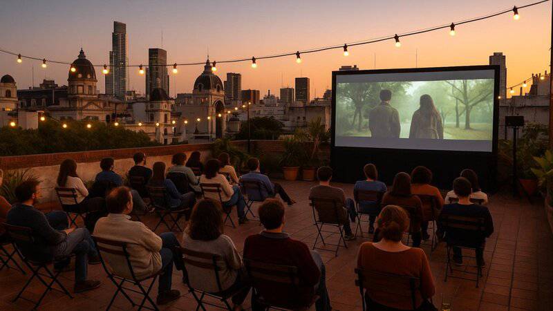 11. The Secret Rooftop Cinema