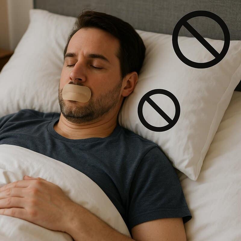 11. Avoid Mouth Breathing at Night