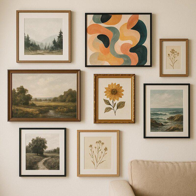 7. Personalize with Art Prints