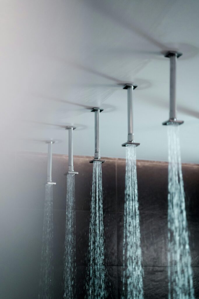 Luxury rainfall showers