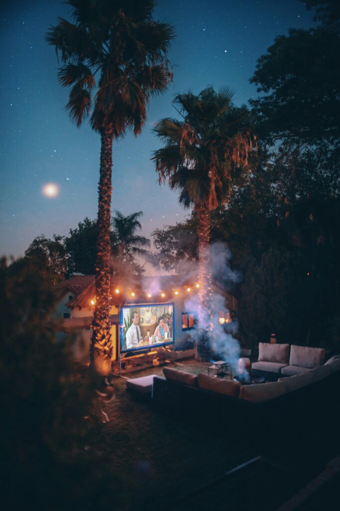Outdoor movie nights