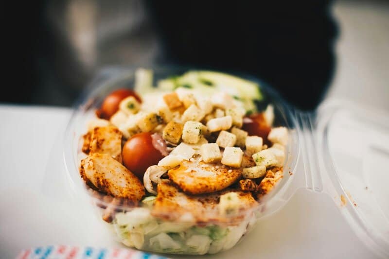 5. Greek Chicken Souvlaki with Tzatziki