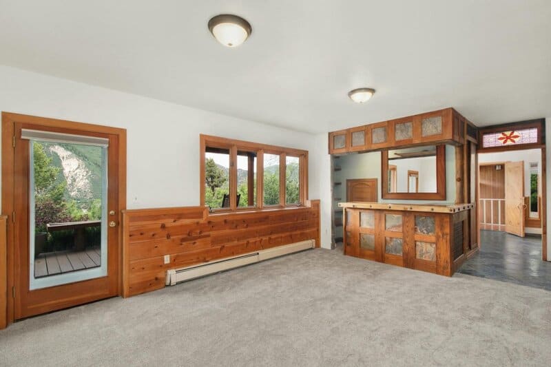 11. Plastic or Faux Wood Paneling