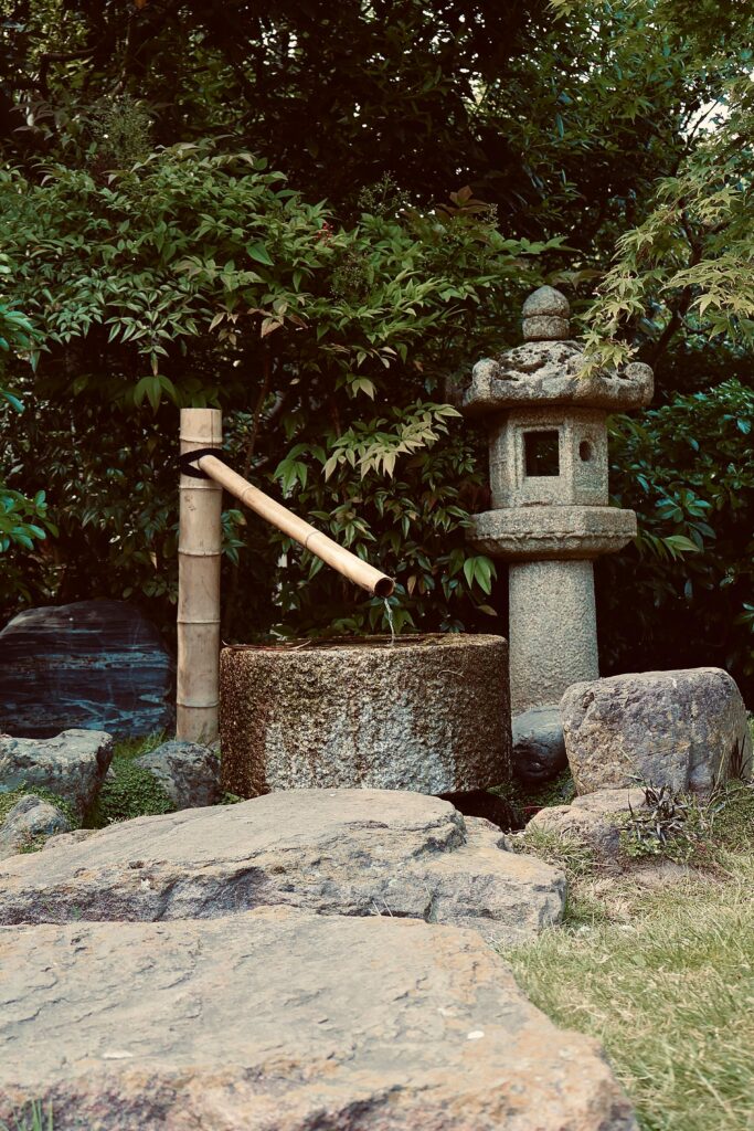 Stone gardens, water features