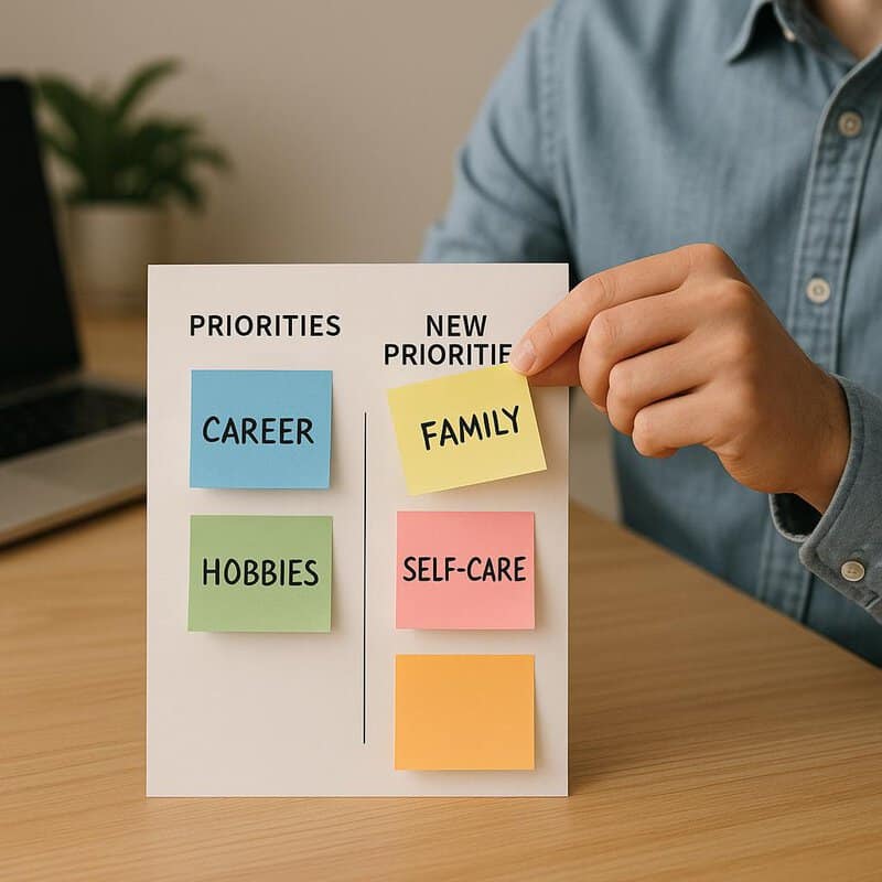 4. Accept That Priorities Change