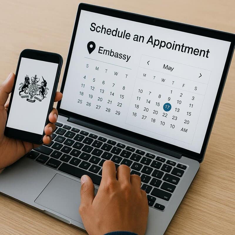 9. Schedule an Appointment with the Embassy
