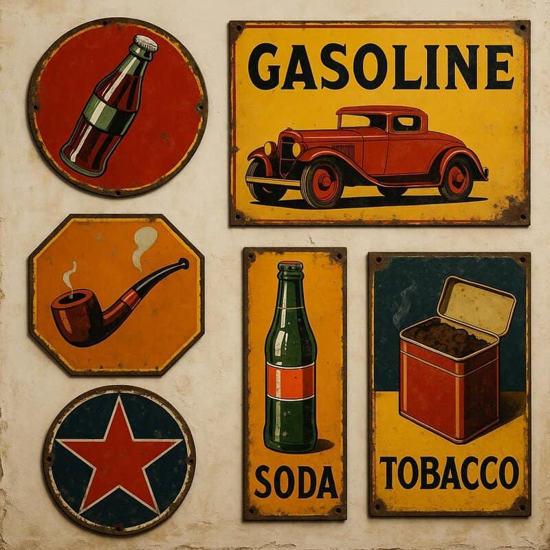 15. Vintage Advertising Signs
