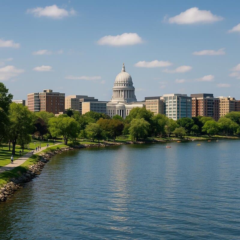 7. Madison, Wisconsin